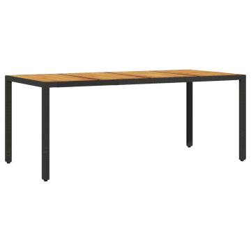 Durable Garden Table with Acacia Wood Top | Hipomarket UK