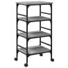 Kitchen Trolley Grey Sonoma - Stylish & Functional Storage