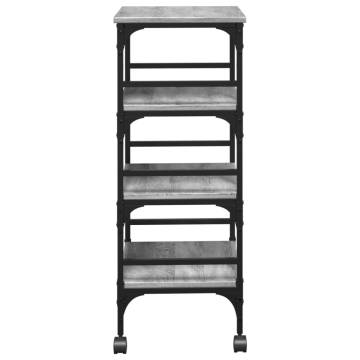 Kitchen Trolley Grey Sonoma - Stylish & Functional Storage