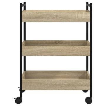 Kitchen Trolley Sonoma Oak - Stylish Storage Solution