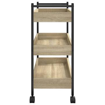 Kitchen Trolley Sonoma Oak - Stylish Storage Solution