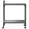 Kitchen Trolley Grey Sonoma - 60.5x31x72.5 cm Engineered Wood