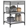 Kitchen Trolley Grey Sonoma - Engineered Wood | Hipomarket