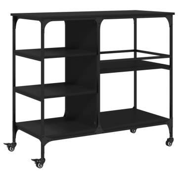 Vintage Kitchen Trolley Black - 100x45x89.5 cm | HipoMarket