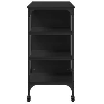 Vintage Kitchen Trolley Black - 100x45x89.5 cm | HipoMarket