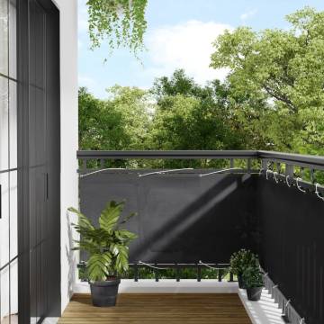 Balcony Screen Anthracite 75x700 cm - Privacy & Durability