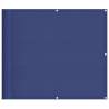 Blue Balcony Screen 90x800 cm | 100% Polyester Oxford