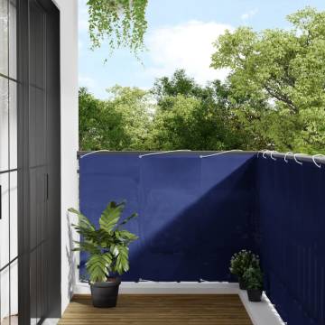 Blue Balcony Screen 120x700 cm - 100% Polyester Oxford