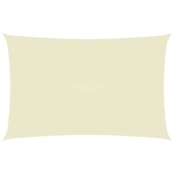 Sunshade Sail Oxford Fabric Rectangular 5x8m - Cream | HipoMarket