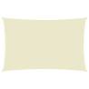 Sunshade Sail Oxford Fabric Rectangular 5x8 m Cream Colour cream Size 5 x 8 m Quantity in Package 1 