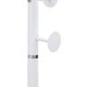 Coat Stand White 176 cm - Durable Powder-coated Iron