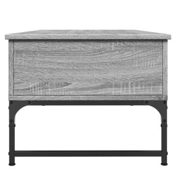 Elegant Grey Sonoma Coffee Table - 100x50 cm | Hipo Market