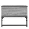 Elegant Grey Sonoma Coffee Table - 100x50 cm | Hipo Market