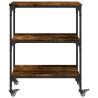 Kitchen Trolley Smoked Oak - Storage & Style | HipoMarket