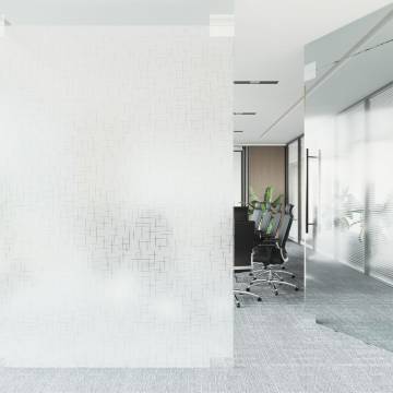 Frosted Star Pattern Window Film - 45x500 cm PVC | HipoMarket