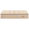 Sandpit with Cover - 111x111 cm Solid Pine Wood | HipoMarket