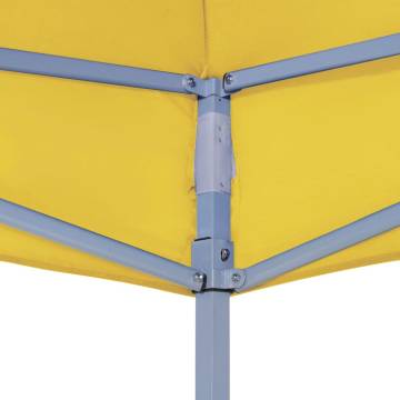 Quality Yellow Party Tent Roof 4x3 m - Durable & UV Resistant