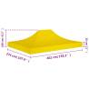 Quality Yellow Party Tent Roof 4x3 m - Durable & UV Resistant