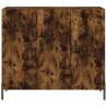 Modern Sideboard in Smoked Oak - 90x34x80 cm | HipoMarket