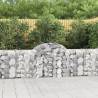 Arched Gabion Baskets 10 pcs 200x30x80/100 cm Galvanised Iron Size 200 x 30 x 80/100 cm Quantity in Package 10 