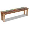 Solid Reclaimed Wood Bench - Unique Antique-style Furniture