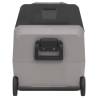 Portable Cool Box with Wheels & Handle - 60L Black & Grey