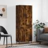 Stylish Highboard Smoked Oak | 69.5x34x180 cm | Hipomarket