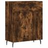 Stylish Highboard Smoked Oak | 69.5x34x180 cm | Hipomarket