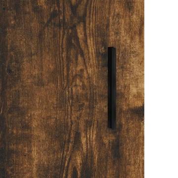 Stylish Highboard Smoked Oak | 69.5x34x180 cm | Hipomarket