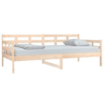 Day Bed Solid Wood Pine 90x190 cm for Comfort & Style