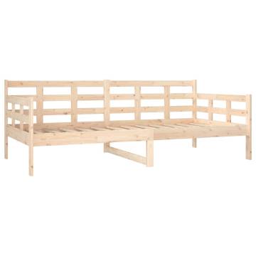 Day Bed Solid Wood Pine 90x190 cm for Comfort & Style