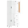 Highboard High Gloss White | Stylish Storage Solution