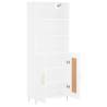 Highboard White 69.5x34x180 cm | Stylish Storage Solution