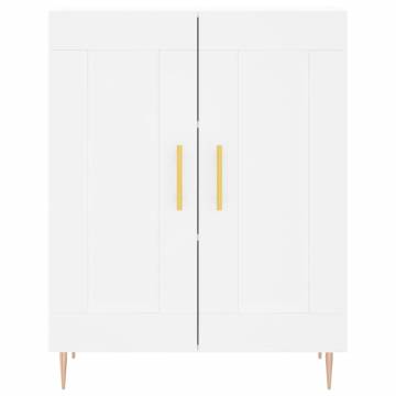 Highboard White 69.5x34x180 cm | Stylish Storage Solution