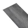 Self-Adhesive PVC Flooring Planks - Shiny Grey 4.46 m²