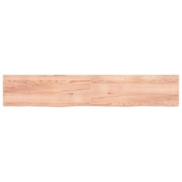 Light Brown Oak Table Top - Solid Wood, Versatile Use