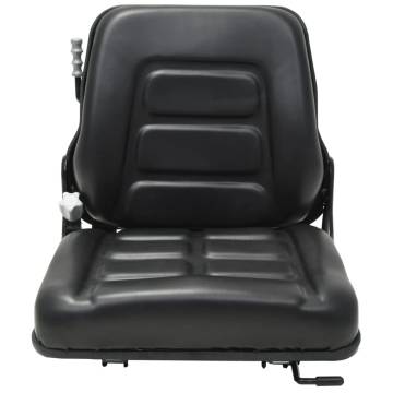 Comfortable Forklift & Tractor Seat with Adjustable Backrest