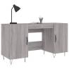 Elegant Grey Sonoma Desk - 140x50 cm | Hipomarket UK