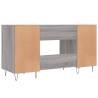 Elegant Grey Sonoma Desk - 140x50 cm | Hipomarket UK