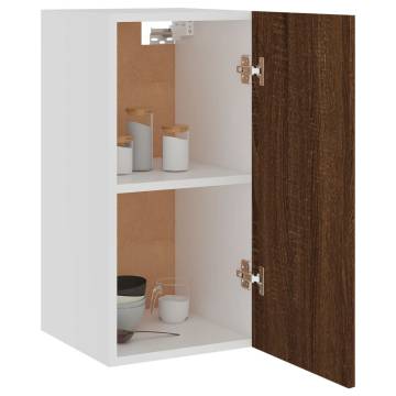 Hanging Cabinet Brown Oak - 29.5x31x60 cm | Durable Engineered Wood