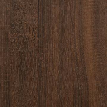 Hanging Cabinet Brown Oak - 29.5x31x60 cm | Durable Engineered Wood