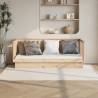 Day Bed 75x190 cm Solid Wood Pine Colour natural Size 75 x 190 cm 