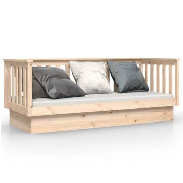 Day Bed 75x190 cm Solid Wood Pine - Versatile Furniture Solution