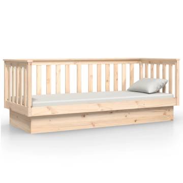 Day Bed 75x190 cm Solid Wood Pine - Versatile Furniture Solution