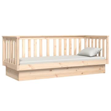 Day Bed 75x190 cm Solid Wood Pine - Versatile Furniture Solution