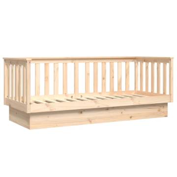 Day Bed 75x190 cm Solid Wood Pine - Versatile Furniture Solution