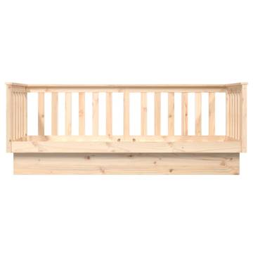 Day Bed 75x190 cm Solid Wood Pine - Versatile Furniture Solution