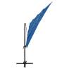 4-Tier Azure Blue Parasol with Aluminium Pole | HipoMarket