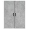 Elegant Wall Mounted Cabinets - Concrete Grey - 2 pcs Set