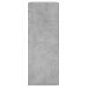 Elegant Wall Mounted Cabinets - Concrete Grey - 2 pcs Set